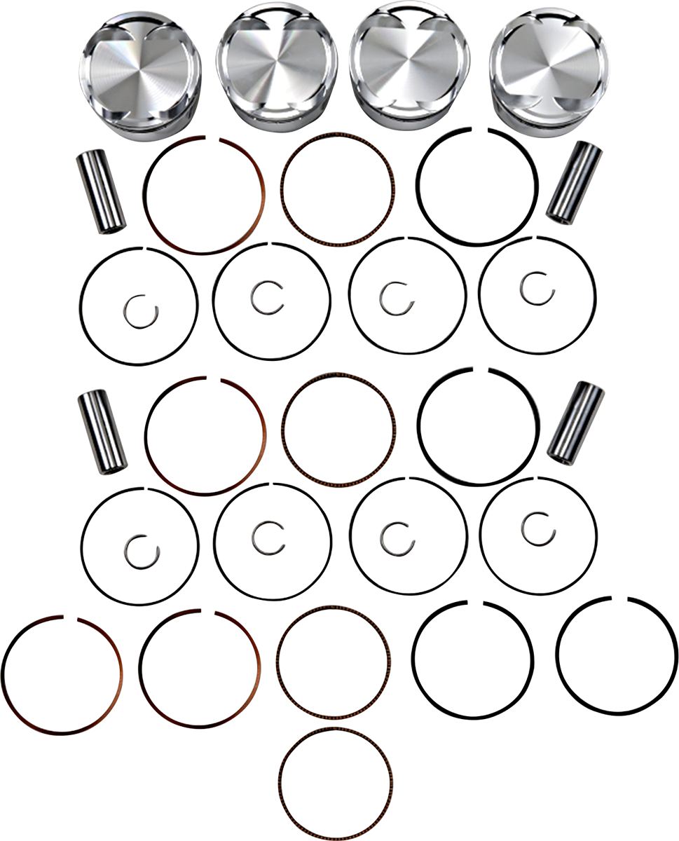 JE PISTONS PISTONS PSTN KT ZX12R 00-05 STD