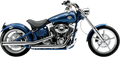 COBRA 3" SLIP-ON MUFFLERS FOR HARLEY-DAVIDSON 2011 - 2013 Chrome 3" Slip-On Mufflers