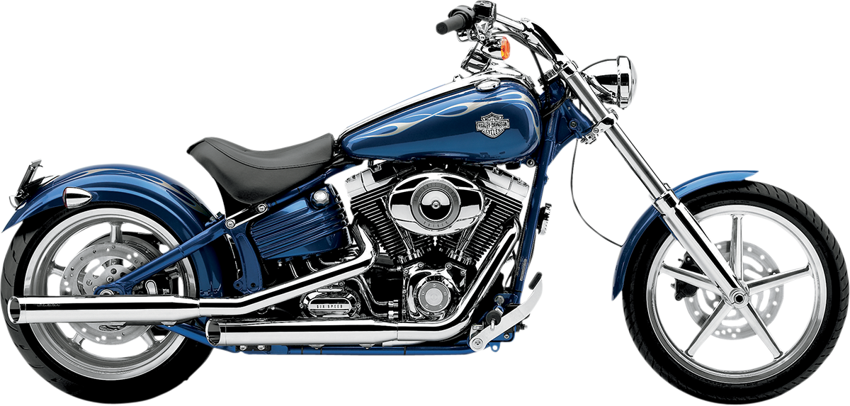 COBRA 3" SLIP-ON MUFFLERS FOR HARLEY-DAVIDSON 2011 - 2013 Chrome 3" Slip-On Mufflers