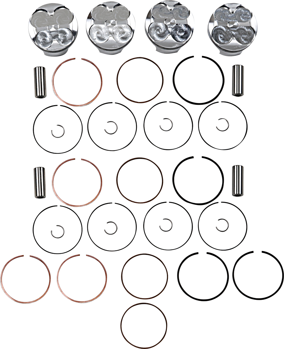 JE PISTONS PISTONS PSTN KT ZX6R 03-06 STD