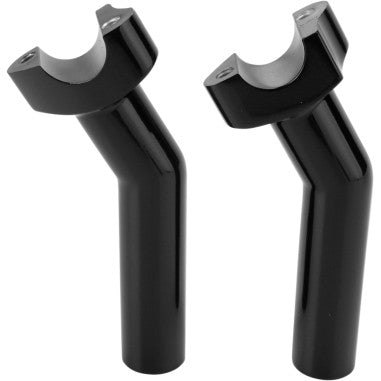 Torres De Manillar Para Harley-Davidson 5.5" Pullback Risers Forged Black