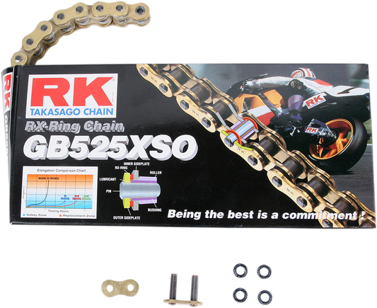 RK X-RING (XSO) CHAIN RK GB525XSO X 108