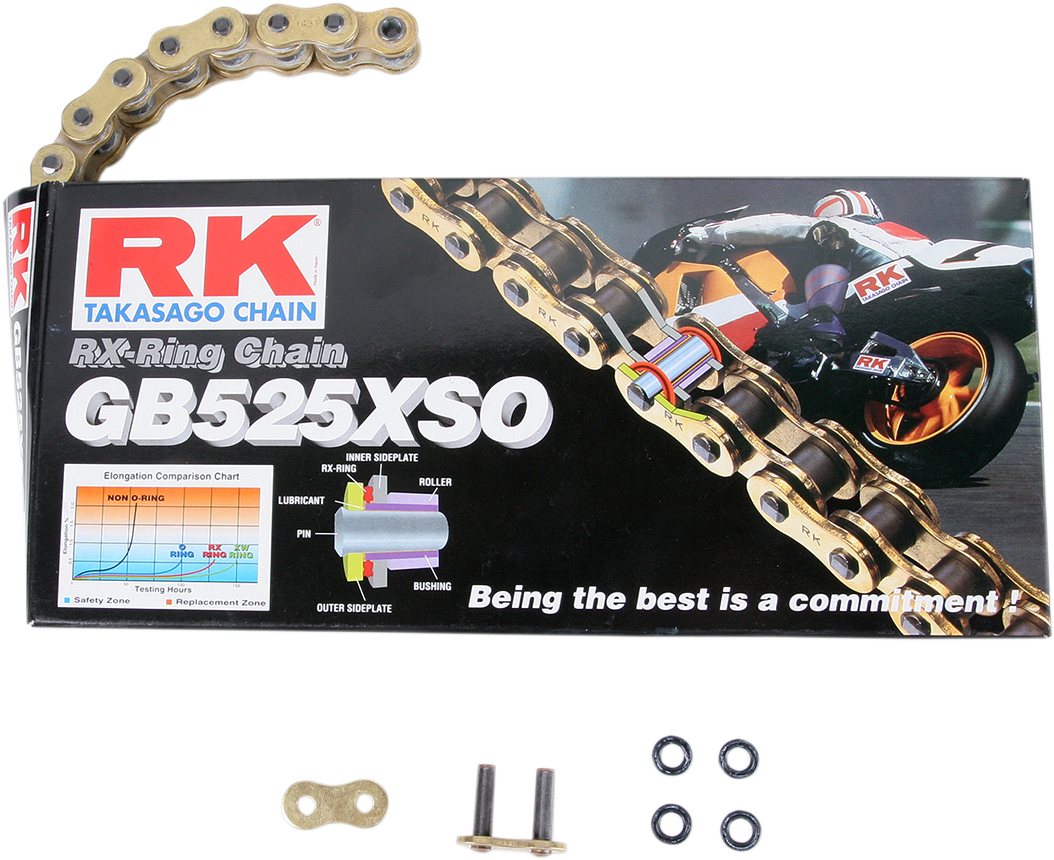 RK X-RING (XSO) CHAIN RK GB525XSO X 114