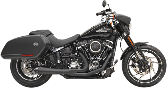 BASSANI XHAUST ROAD RAGE 2-INTO-1 SYSTEMS FOR HARLEY-DAVIDSON 2018 - 2019 Black Road Rage 2-into-1 Exhaust System