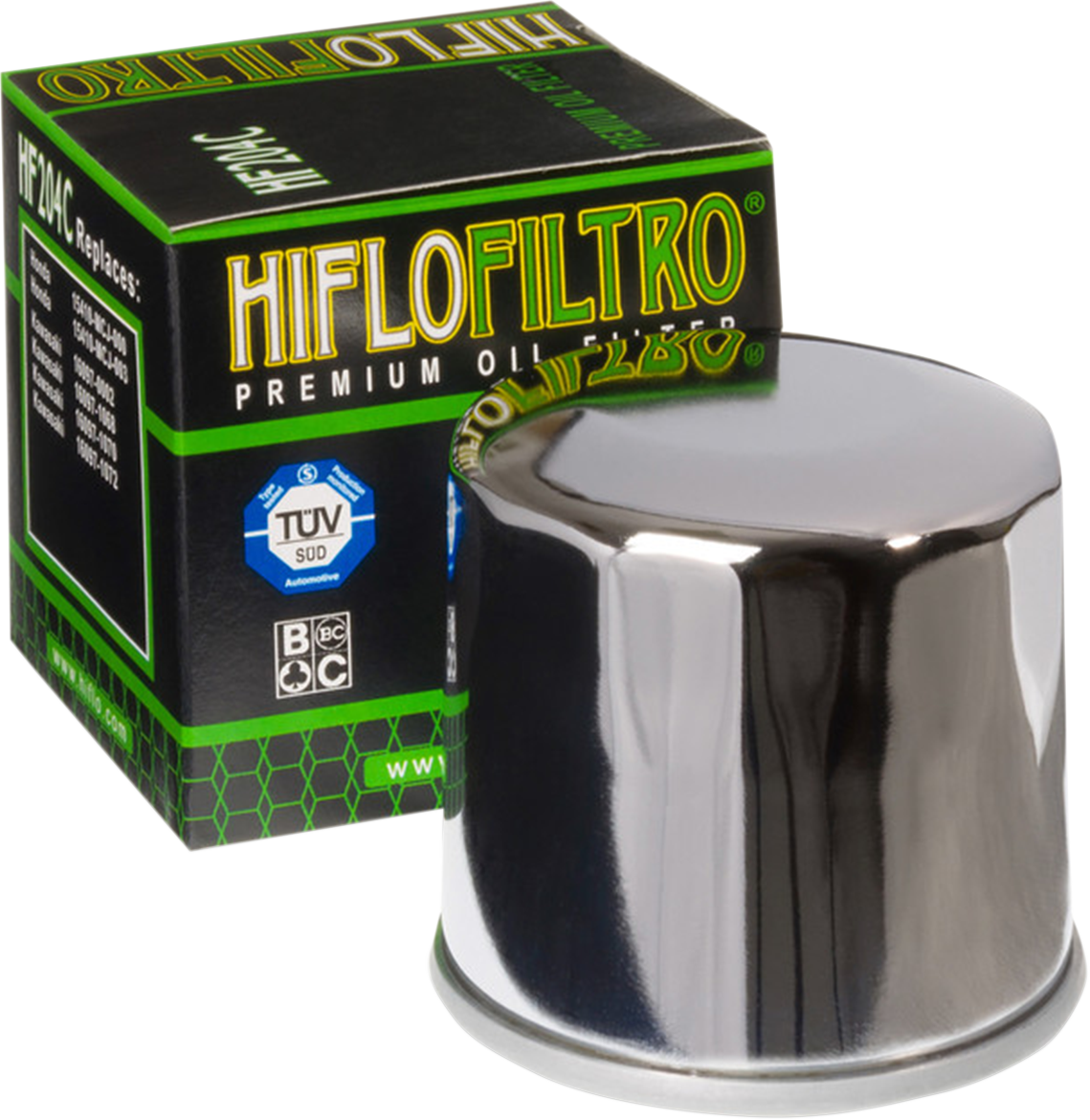 HIFLOFILTRO HIFLOFILTRO®​ OIL FILTERS FILTER OIL HF204 CHROME