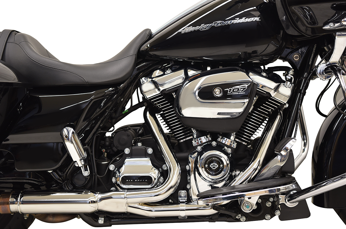 BASSANI XHAUST 2X2 DUAL HEADPIPES FOR HARLEY-DAVIDSON 2017 - 2019 Chrome 2X2 Dual Headpipes