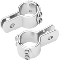 SHOW CHROME HIGHWAY BAR LED MINI DRIVING LIGHT KITS CLAMP 1-1/4" ROUND