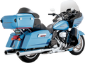 VANCE & HINES 41/2​" HI-OUTPUT SLIP-ON MUFFLERS FOR HARLEY-DAVIDSON 1995 - 2013 Chrome Hi-Output Slip-On Mufflers