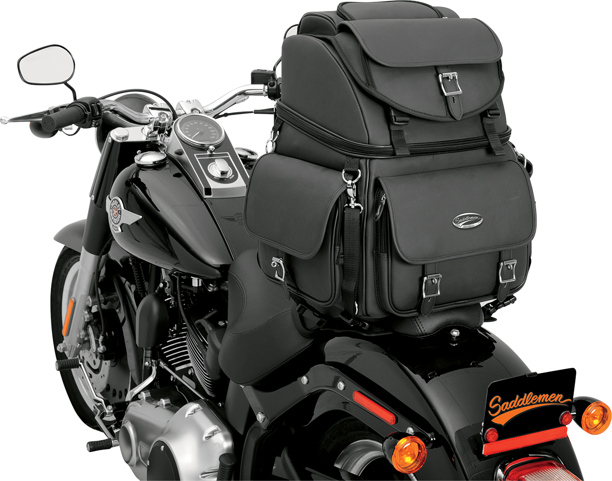 SADDLEMEN BR1800EX/S AND BR3400EX/S COMBINATION BACKREST, SEAT AND SISSY BAR BAGS SISSY BAR BAG BR3400EX