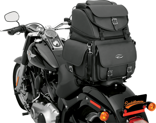 SADDLEMEN BR1800EX/S AND BR3400EX/S COMBINATION BACKREST, SEAT AND SISSY BAR BAGS SISSY BAR BAG BR3400EX