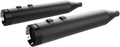 KHROME WERKS 4.50" HP-PLUS® SLIP-ON MUFFLERS FOR HARLEY-DAVIDSON 2009 4.50" Black/Black HP-Plus® Slip-On Mufflers