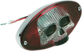 DRAG SPECIALTIES TAILLIGHTS RED/CLEAR SKULL TAILIGHT
