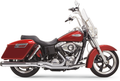 BASSANI XHAUST ROAD RAGE 2-INTO-1 SYSTEMS FOR HARLEY-DAVIDSON 2012 - 2016 Chrome/Black Long Road Rage 2-Into-1 Exhaust System