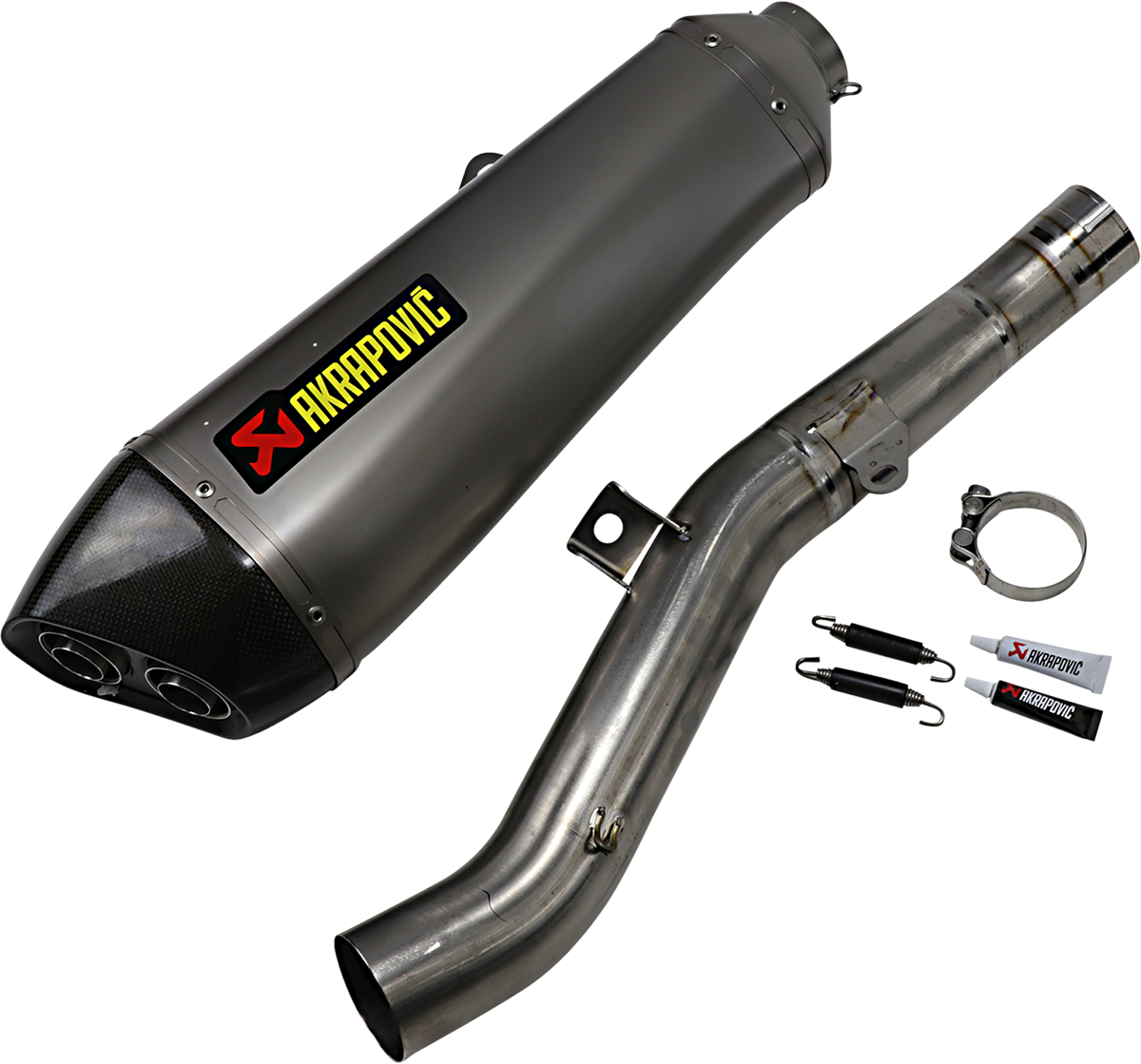 AKRAPOVIC SLIP-ON SERIES MUFFLERS MUFFLER TI/CF CONCOURS