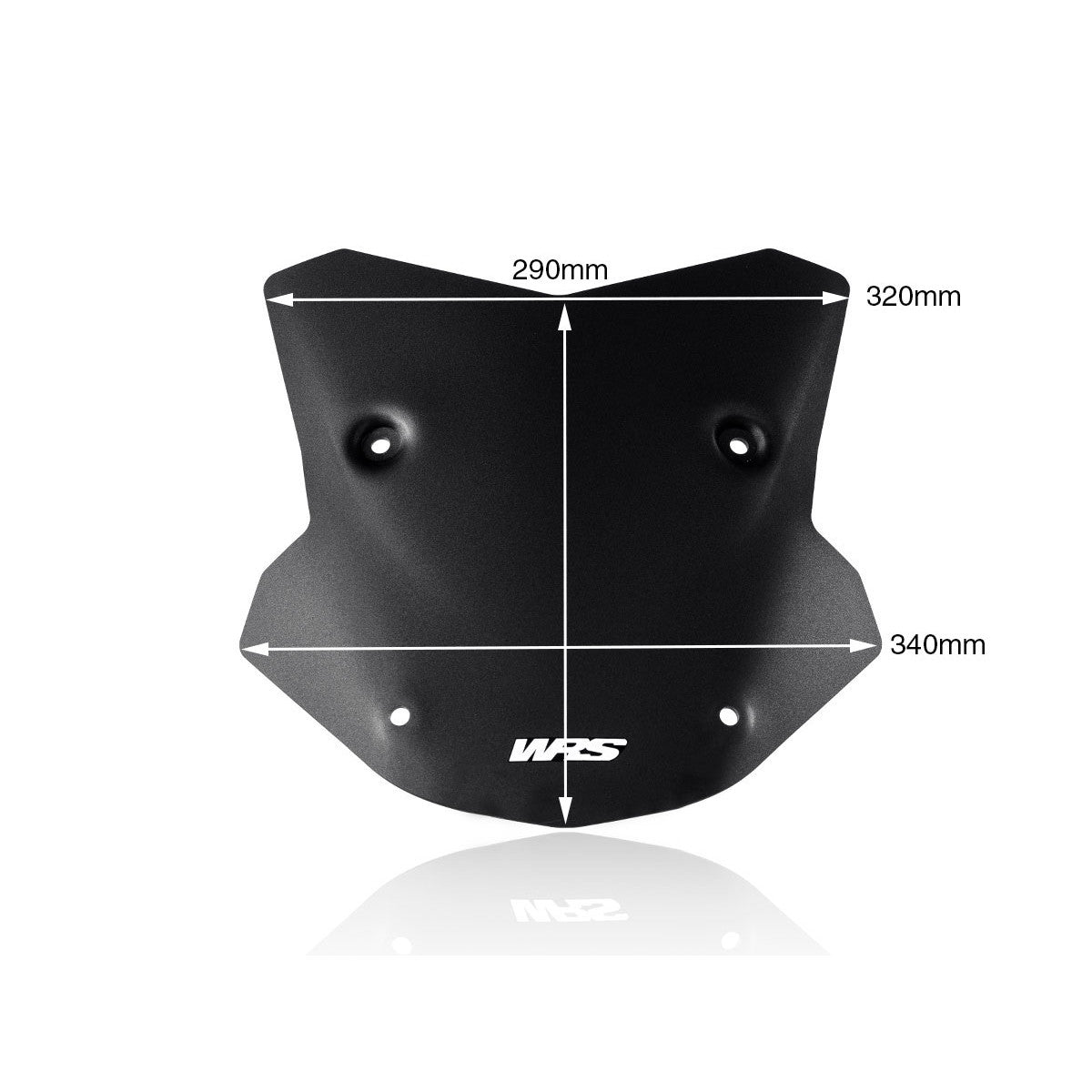 WRS BM065NO Windscreen Sport Black For BMW S1000XR