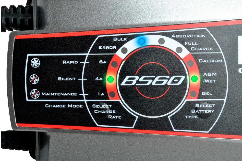 Cargador Recuperador Baterias Inteligente BS60 12V Professional Battery Charger