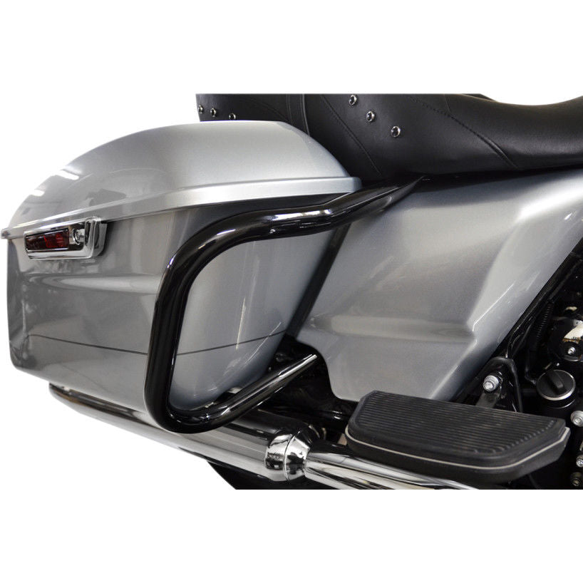 Barras Protectores Alforja Para Harley-Davidson® Touring Saddlebag Guards Black