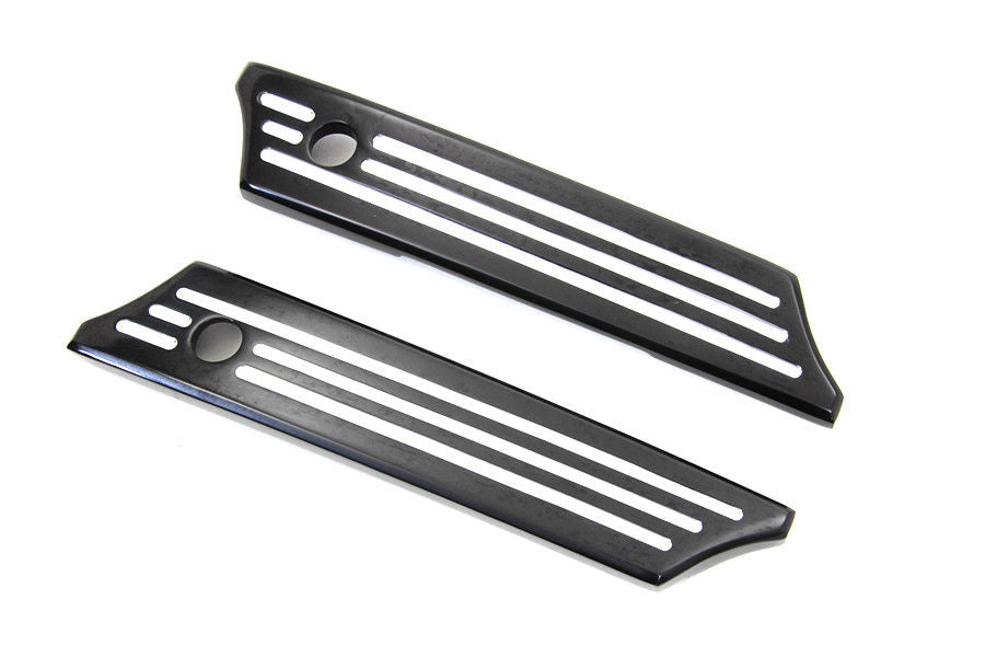 Billet Saddlebag Hinge Cover Kit Edge Cut For Harley-Davidson Touring 2014-Up