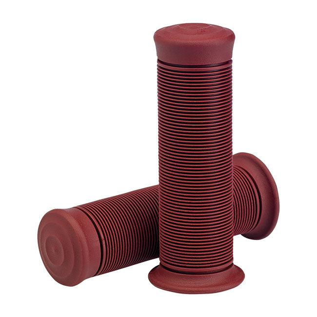 Biltwell 7/8" Tpv Grips Kung Fu Oxblood For Harley Davidson