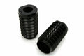 Black Fork Slider Cover Set Bel1ed Style For Harley-Davidson