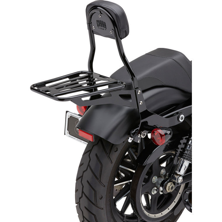 Respaldo Desmontable Para Harley-Davidson Sportster Black Detachable Backrest
