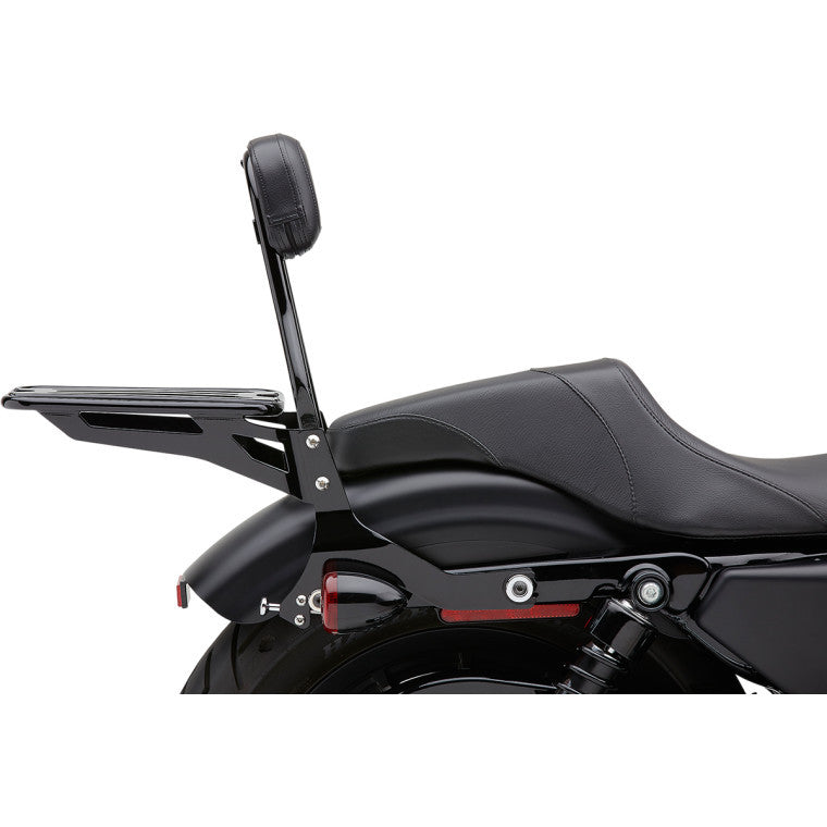 Respaldo Desmontable Para Harley-Davidson Sportster Black Detachable Backrest
