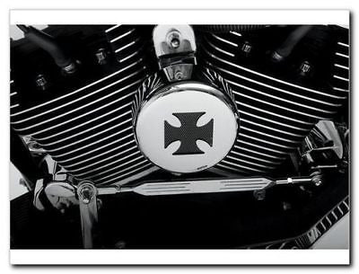 Tapa De Bocina Cruz De Malta Para Harley-Davidson® Horn Cover Maltese Cross