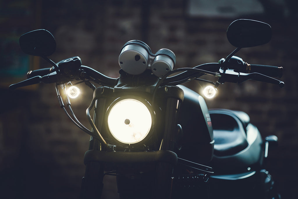 Kellermann LED Bullet 1000 PL Weiß Blinker/Positionslicht Chrom Blinker