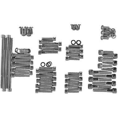 BLACK CHROME SOCKET-HEAD BOLT SETS FOR HARLEY-DAVIDSON