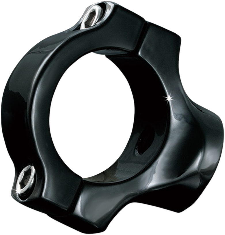 KURYAKYN SIDE-MOUNT LICENSE PLATE HOLDERS AND MOUNT BRACKETS MOUNT SIDE LP 1.25" BLK