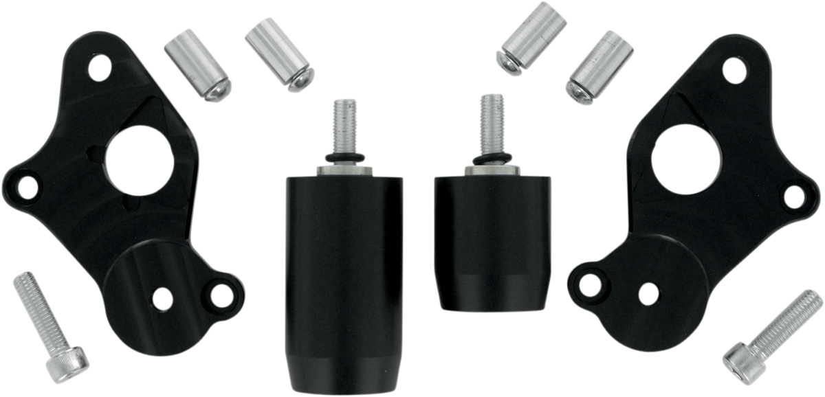 POWERSTANDS RACING FRAME SLIDERS FRAME SLIDERS SUZ BK