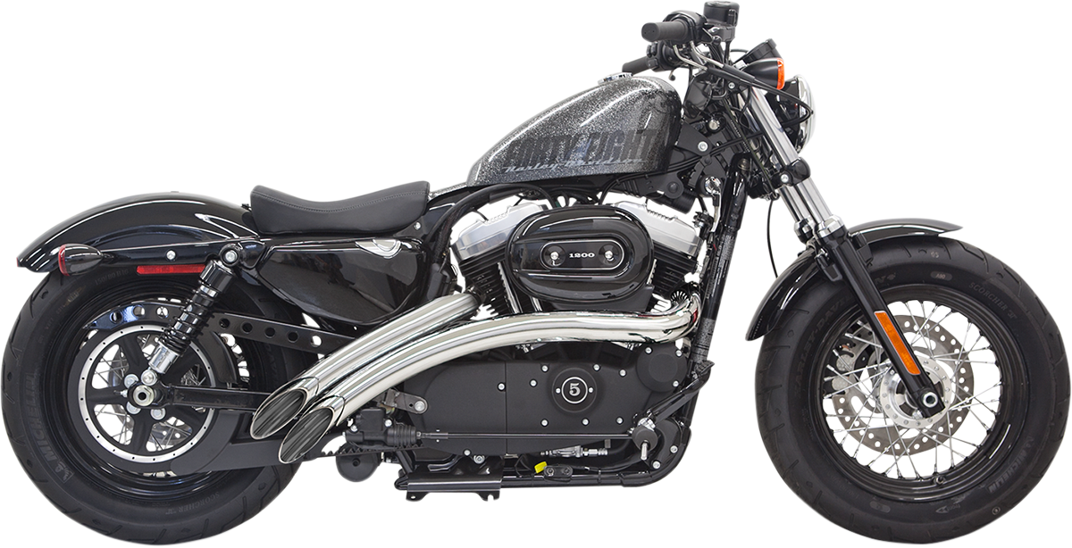 BASSANI XHAUST RADIAL SWEEPERS FOR HARLEY-DAVIDSON 2014 - 2017 Chrome Radial Sweepers