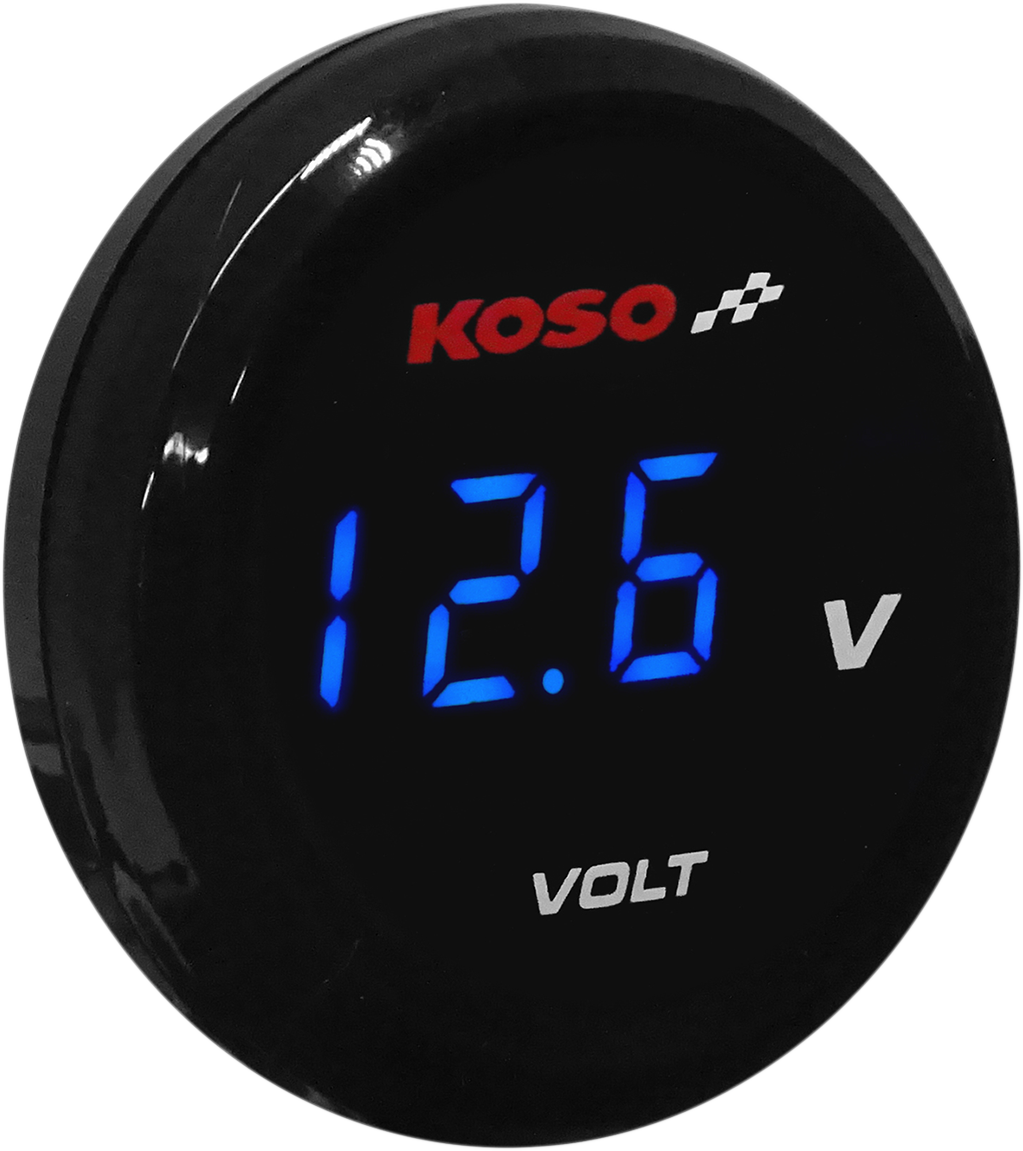 KOSO NORTH AMERICA I-GEAR VOLT METERS VOLT METER BLUE