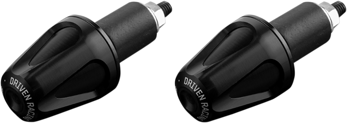 DRIVEN RACING D-AXIS BAR ENDS BAR END WEIGHT BLACK