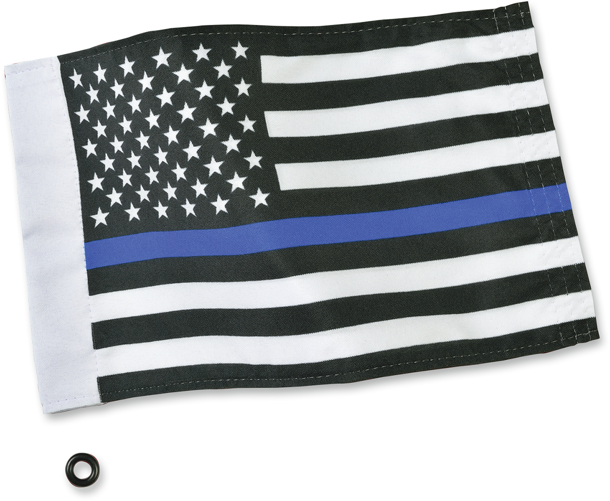 SHOW CHROME FLAGS FLAG THIN BLUE LINE