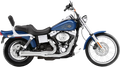 BASSANI XHAUST ROAD RAGE 2-INTO-1 SYSTEMS FOR HARLEY-DAVIDSON 1995 - 2000 Chrome Short Road Rage 2-Into-1 Exhaust System