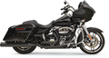BASSANI XHAUST TRUE-DUAL DOWN UNDER HEADPIPES FOR HARLEY-DAVIDSON 2017 - 2019 Black True-Dual Down Under Header Pipes
