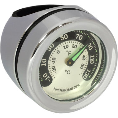 HANDLEBAR MOUNT CLOCK AND THERMOMETER FOR HARLEY-DAVIDSON