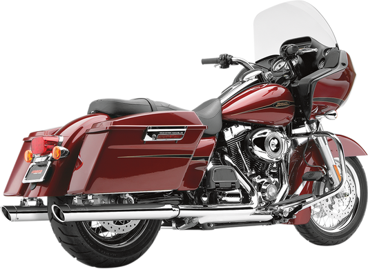 COBRA 3" SLIP-ON MUFFLERS FOR HARLEY-DAVIDSON 1995 - 2013 Chrome 3" Slip-On Mufflers