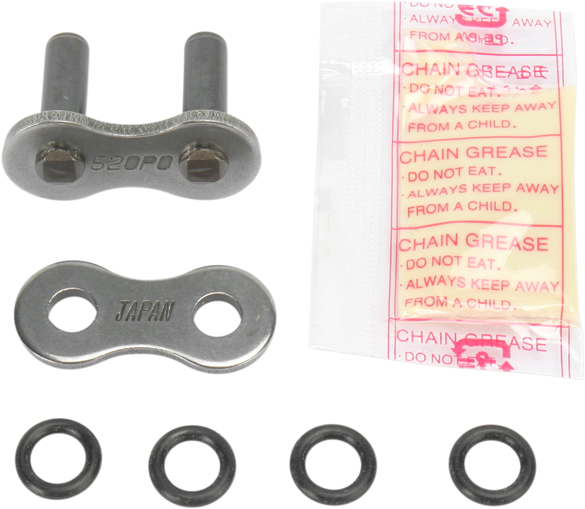 PARTS UNLIMITED-CHAIN MOTORCYCLE CHAIN LINK CON PU 520 O-RING RI