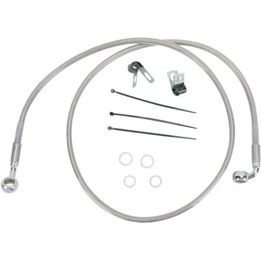 EXTENDED LENGTH STAINLESS STEEL BRAKE LINE KITS FOR HARLEY-DAVIDSON
