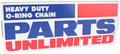 PARTS UNLIMITED-CHAIN MOTORCYCLE CHAIN CHAIN PU 520 O-RNG X 102L