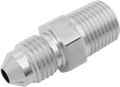 RUSSELL CYCLEFLEX UNIVERSAL BRAKE LINE FITTINGS 1/8 NPT #3MALE STRT CHR