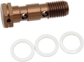 SHINDY ALUMINUM BANJO BOLTS ALUM BANJO BOLT HON DBL