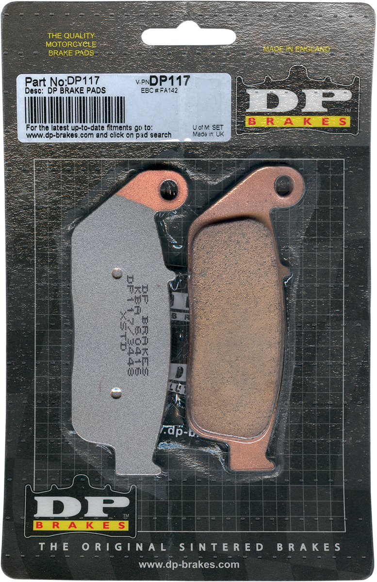 DP BRAKES BRAKE SHOES PAD, HON/SUZ/TRI, FRT