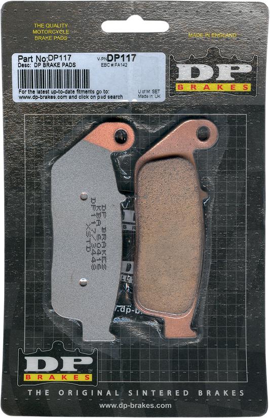 DP BRAKES BRAKE SHOES PAD, HON/SUZ/TRI, FRT