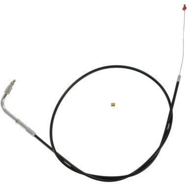 BLACK VINYL THROTTLE AND IDLE CABLES FOR HARLEY-DAVIDSON