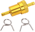 EMGO ANODIZED ALUMINUM FUEL FILTERS GAS FILTER GOLD 1/4