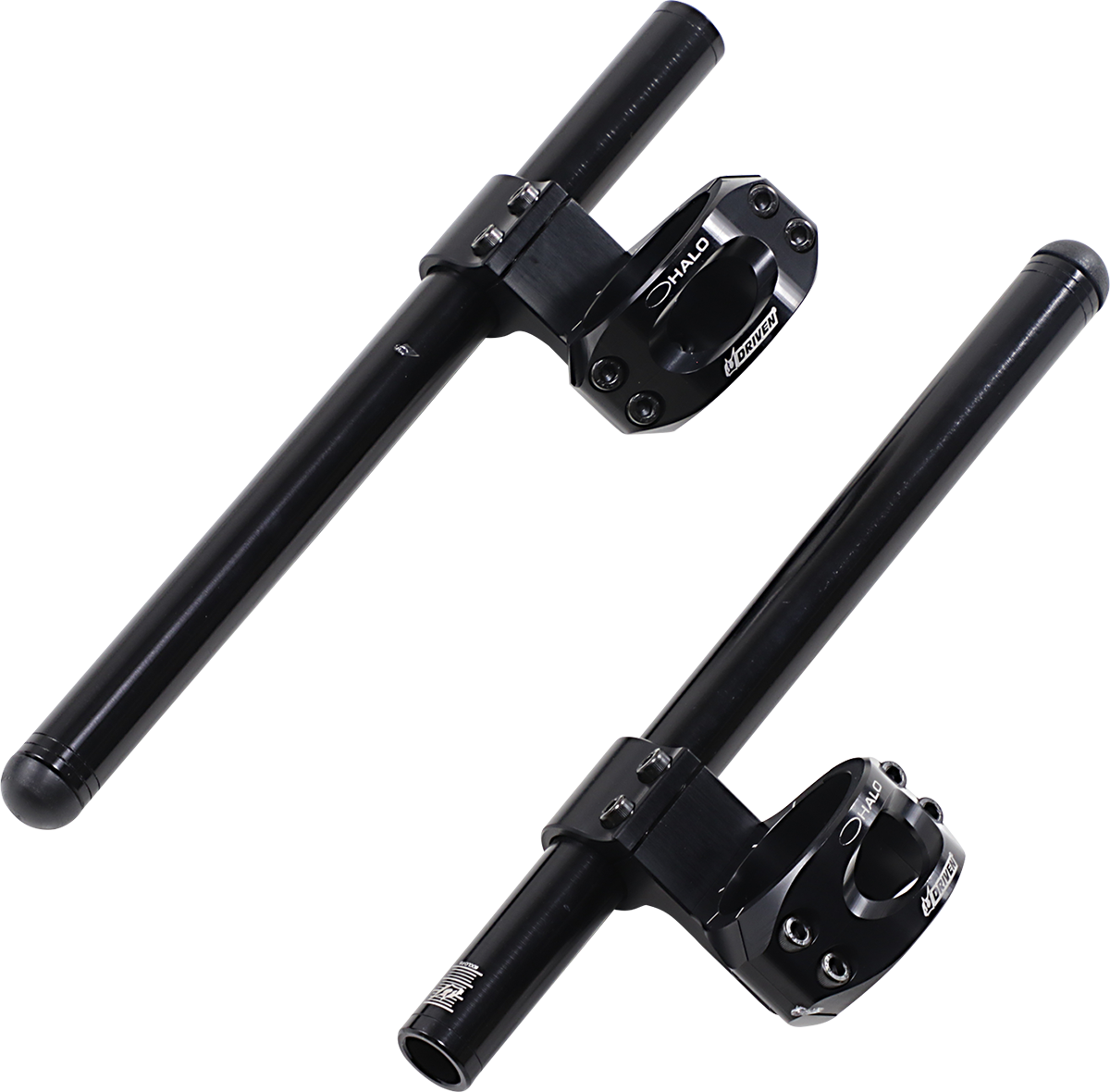 DRIVEN RACING HALO CLIP-ONS/RISER CLIP-ONS CLIP ON HALO 47MM BLACK