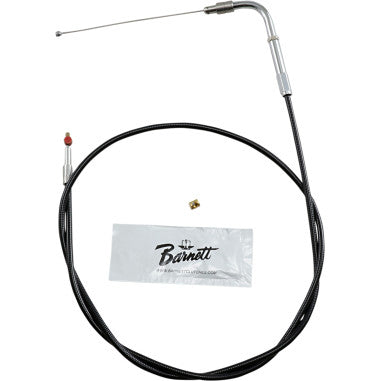 BLACK VINYL THROTTLE AND IDLE CABLES FOR HARLEY-DAVIDSON